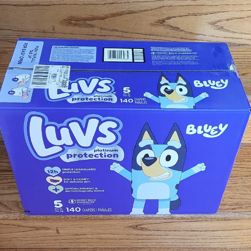 🛑FIRM!💜Luvs Size 5 Diapers